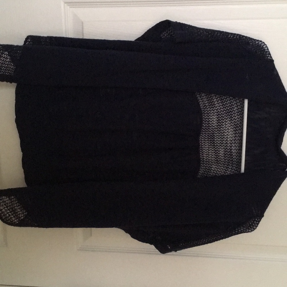 Shrug short sleeve cardigan